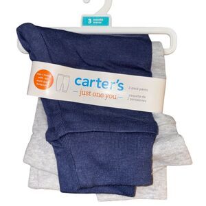 Nwt Carter's Baby Pants 2-Pack - Navy and Gray